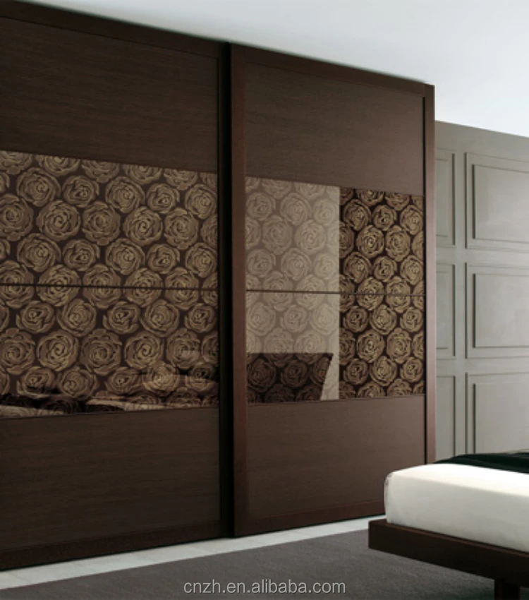 Kerala wood bedroom wardrobe cabinet design