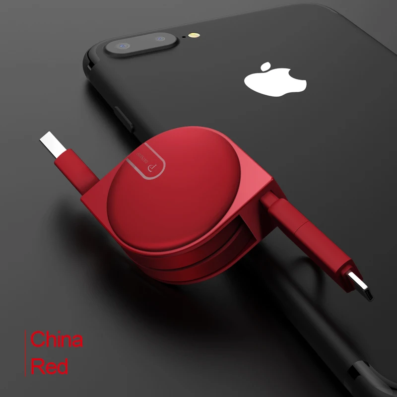OATSBASF универсальный выдвижной 2 в 1 Micro USB линии передачи данных Тип C зарядное устройство кабель