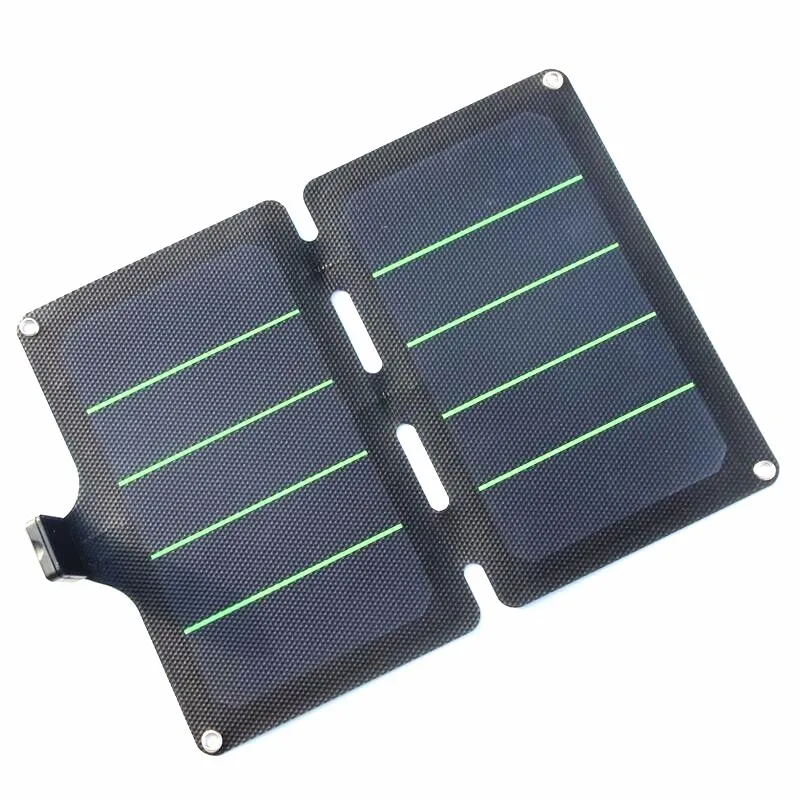 11W 5V Sunpower Folding Super Slim Solar Panel Charger For Phone Universal Travel Solar USB Charger