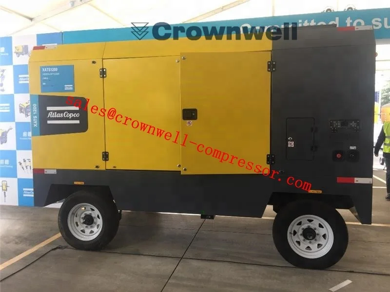 Atlas Copco X1300 X 1300 Cummins Portable Air compressor