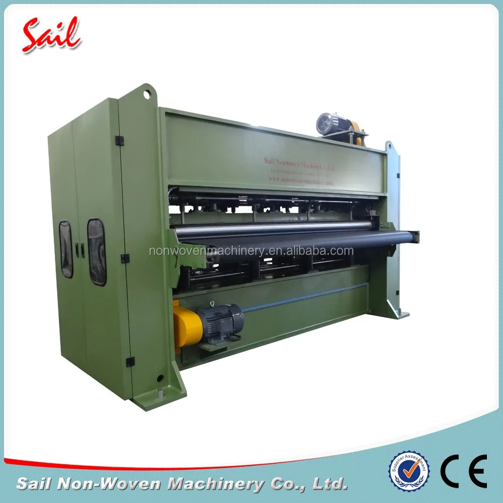 Nonwoven rug carpet making machine made carpet double needle plate needle loom