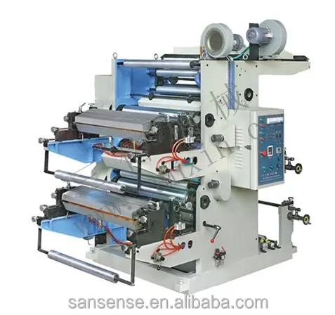 YT-2600 2 colour flexo printing machine plastic film flexo printing machine printing flexographic