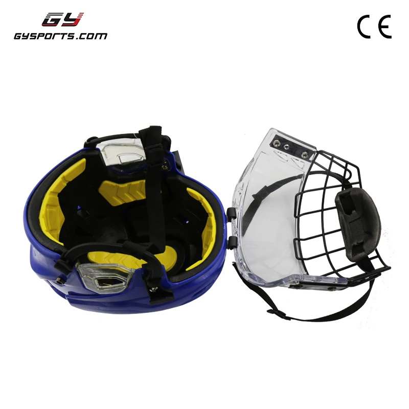 Хоккейная одежда, козырек для хоккея, щит для лица, удобный шлем для хоккея с шайбой