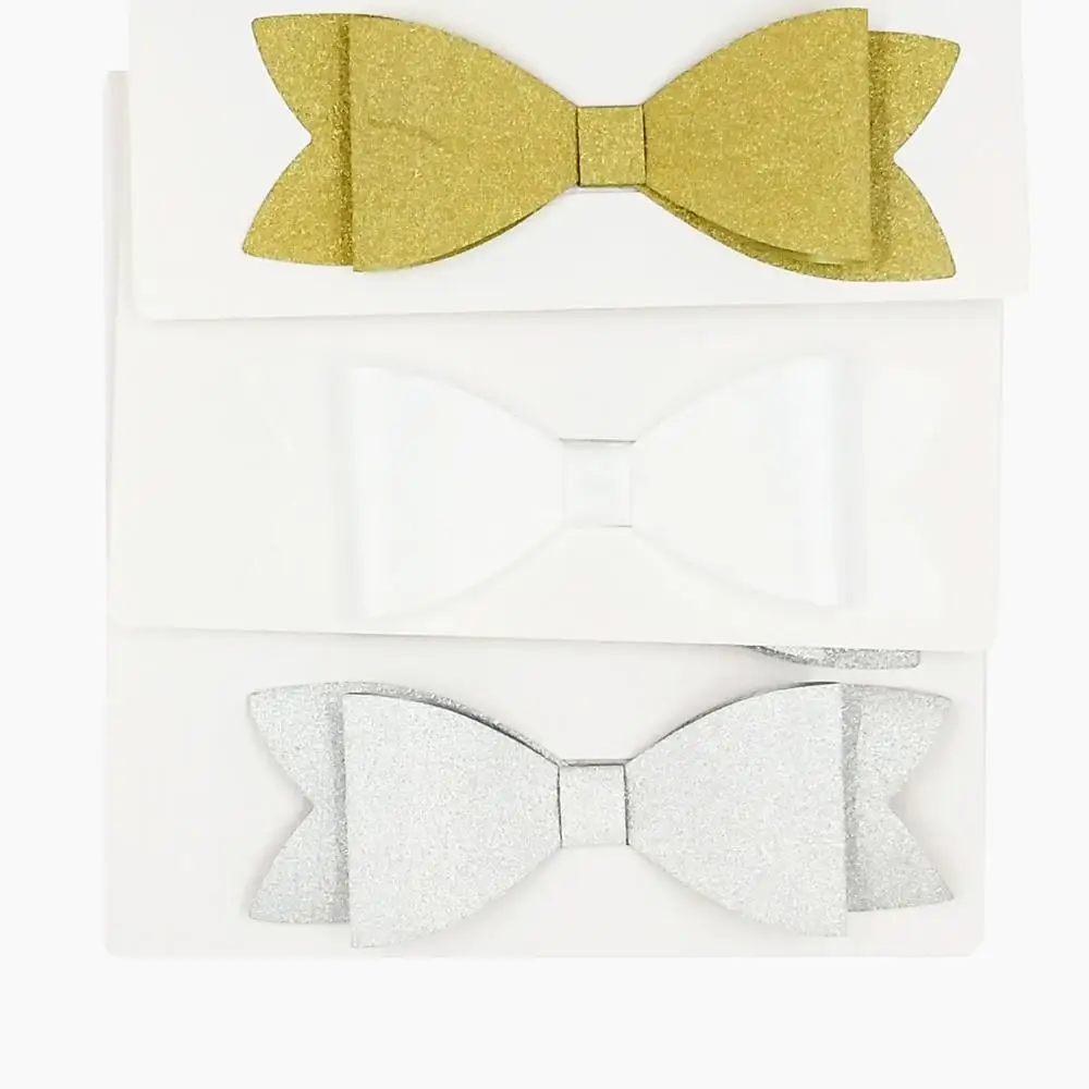 
Glitter Bow Gift Ties fashion for woman Decorative Elastic Hair Tie 