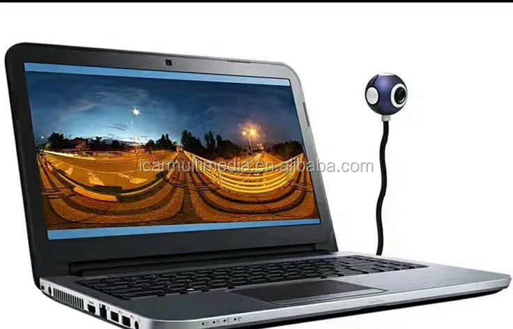
2017 newest 720 degree panoramic camera make 360 camera video 1080p30fps contact with phone directly 