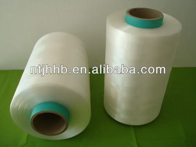 5kg cops packing polyester monofilament yarn yellow PES mono yarn