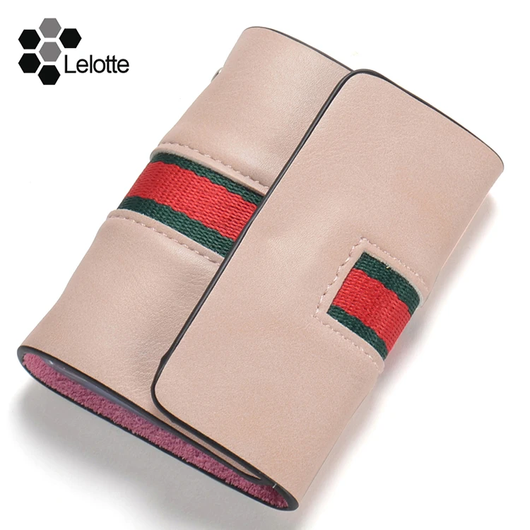 
Branded business card holder leather wallet women genuine business card case 