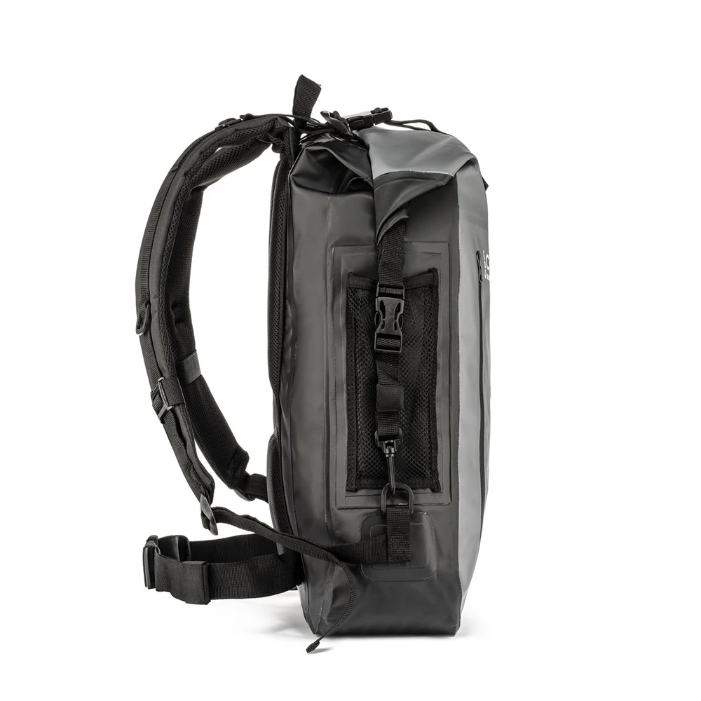 RF welded seams PVC TPU Roll Top Dry Waterproof Backpack Bag with Laptop Sleeve mesh pocket hiking,kayaking fishing equipment