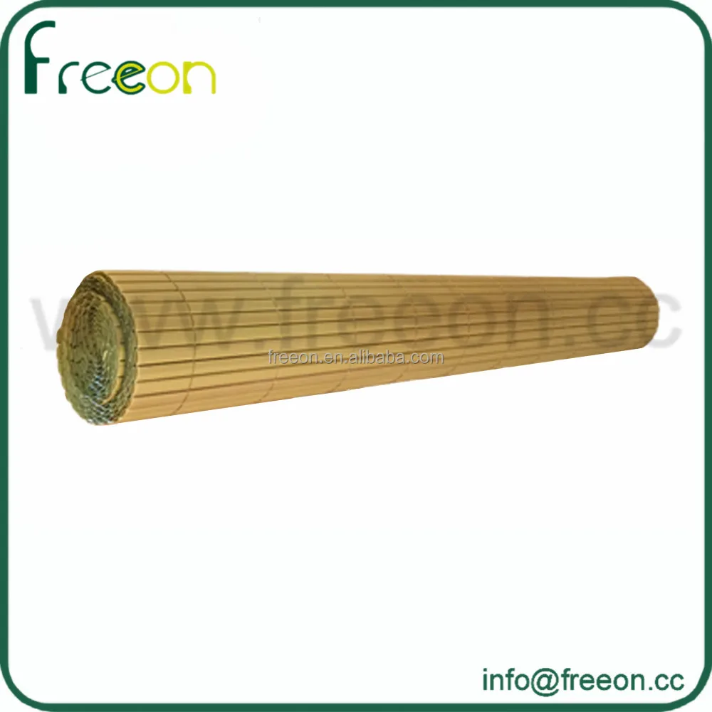 Basic Plastic Cane 14mm Double Face Fence 1x3m Bamboo