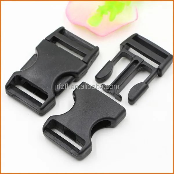 Backpack plastic buckles custom plastic belt paracord buckle/ side release buckle