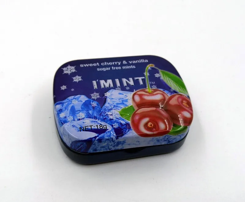 Wedding Gift Box Small Candy Case Square Mint Box Easy-taking Tin Box Cosmetic Lip Smacker Container Chocolate Cookie Packaging