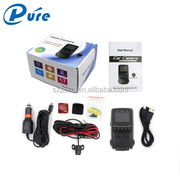 1.5 Inch LCD Display Recorder Double Lens Car DVR 1080P Video Car Black Box Mini Driver Recorder