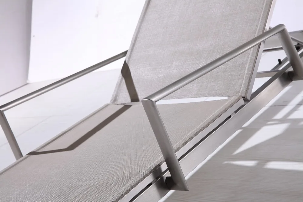 2017 newest design aluminum swivel outdoor bed /sunshade for beach bed/outdoor furniture sunbed