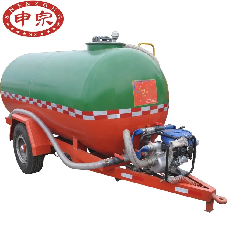 shock price water tanker truck trailer for tractor fuel tanker trailer
