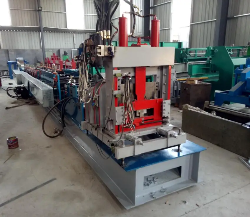 
china hydraulic motor cutter steel frame c z purlin machinery automatic purlin machine 