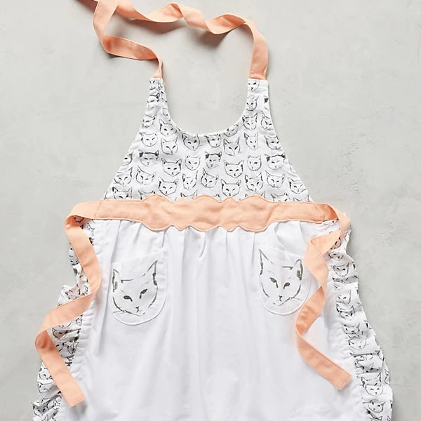 Funny cats printing professional kitchen cooking baking gardening barista housewife customized logo Cotton kids and adult Aprons