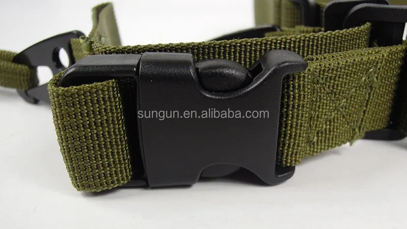 
SUNGUN SLG0014-T TAC SHIELD Universal 3 Point Combat Sling with Qrb <strong><span style=