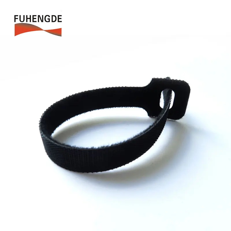 Многоразовые провод, кабельные стяжки крючок и петлю галстука ремешок с застежкой