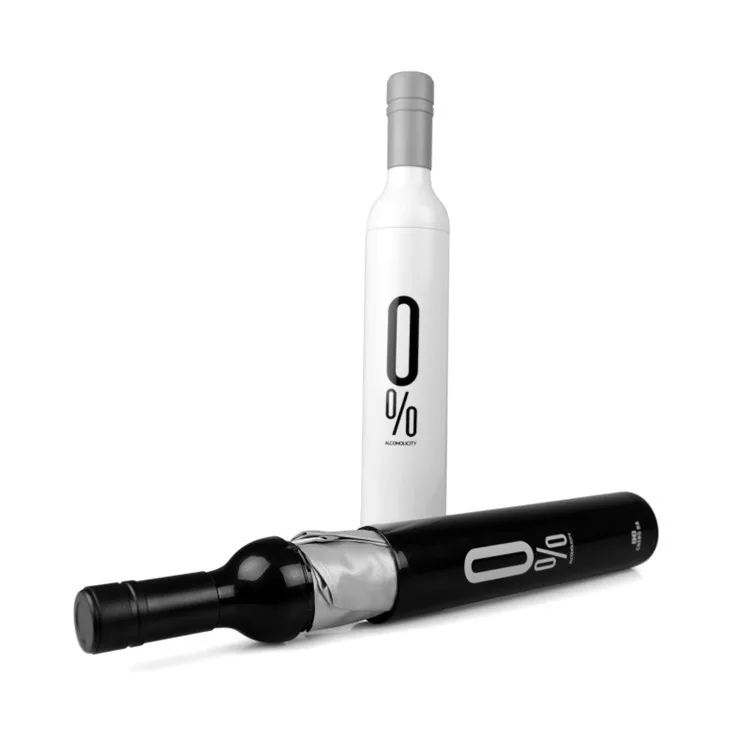 
Customized Logo More Pattern Three-folding Rain Umbrella Wine Bottles Umbrella With Silver Coating Fashion Creative Gift agent 