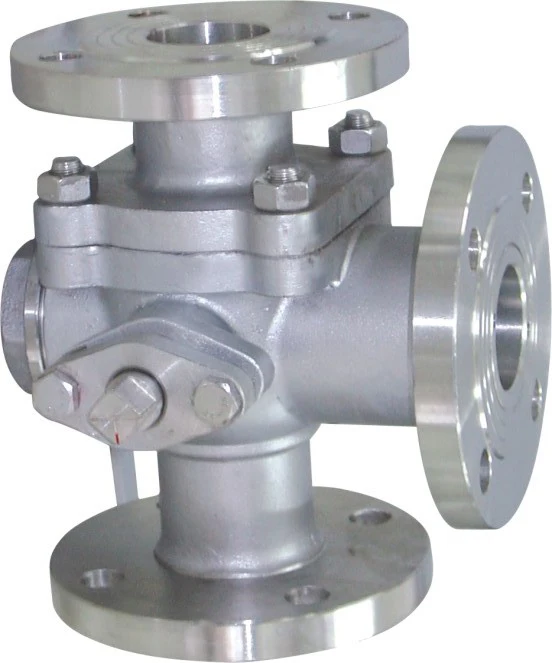 
WCB Three Way Floating Ball Valve 