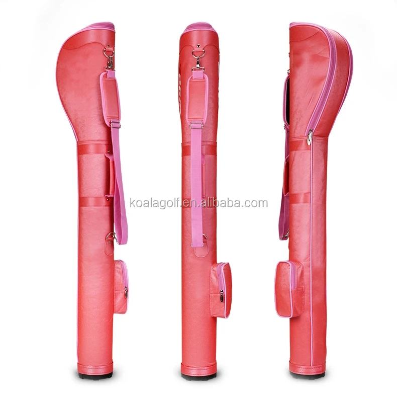 High quality factory price  sport golf pencil bag of leather PU gun bag