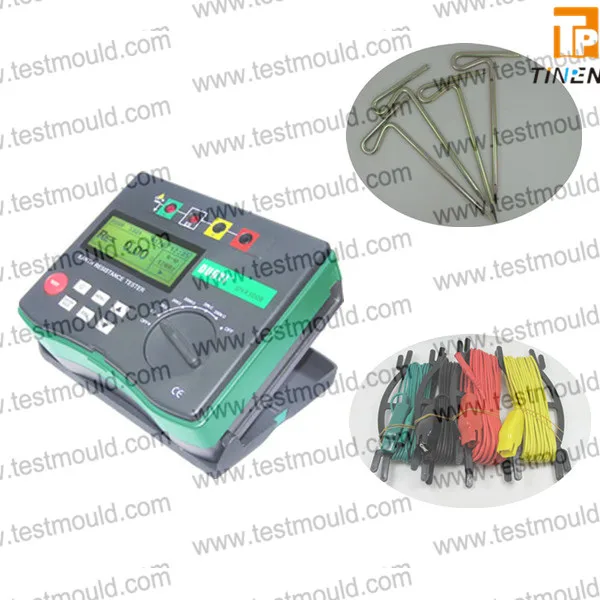 4-terminal earth resistance tester, earth resistivity meter, soil resistivity tester