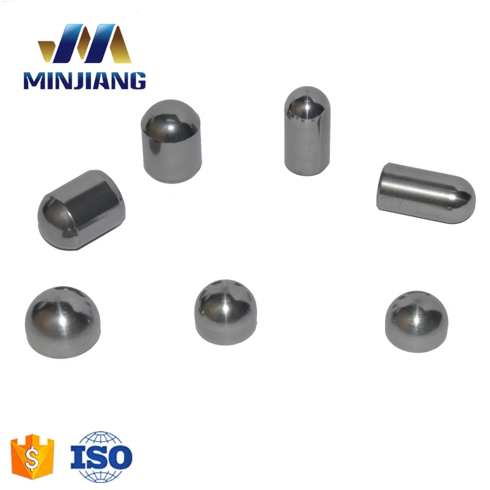 
Tungsten carbide PDC bit conical bullet spherical buttons 