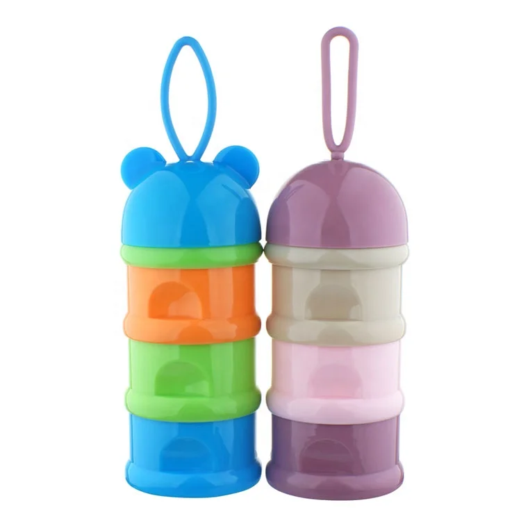 Food grade baby snack food case PP milk powder container