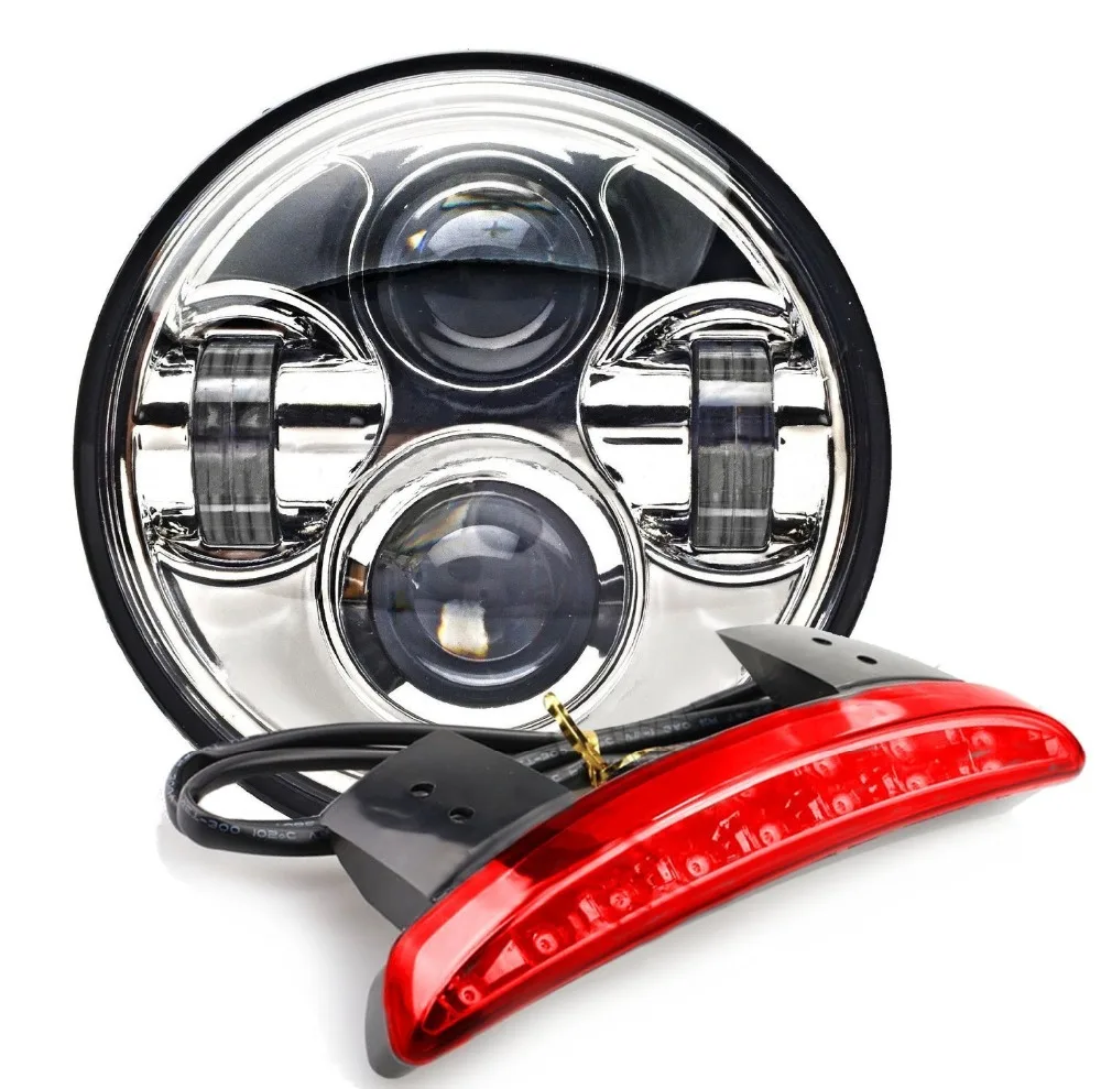 Изготовленные на заказ светодиодные фары для Мотоциклов Harley Davidson