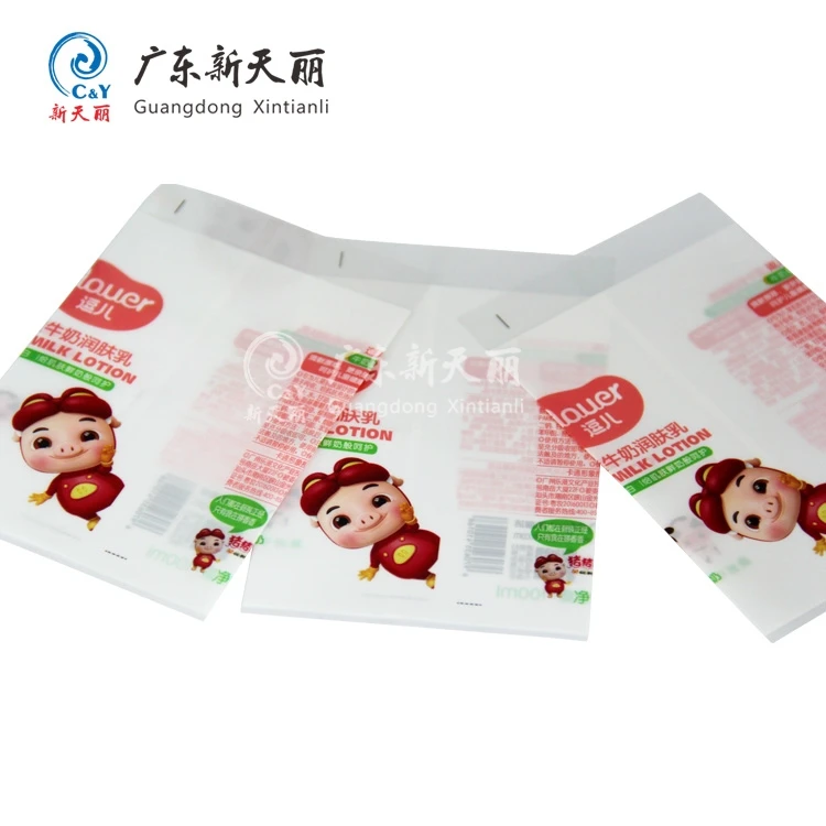 China factory water shampoo bottle packaging pvc pet shrink sleeve film customized printing translucent plastic shrink label