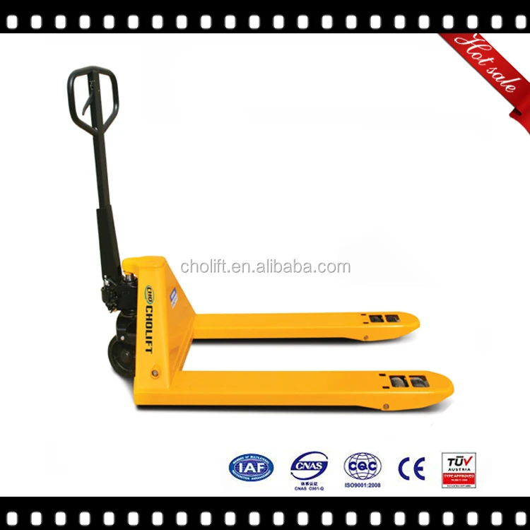 Heavy duty 5 ton hand pallet jack Ningbo China SBA50, High Quality 5000kg Long Fork Hand Pallet Truck Price