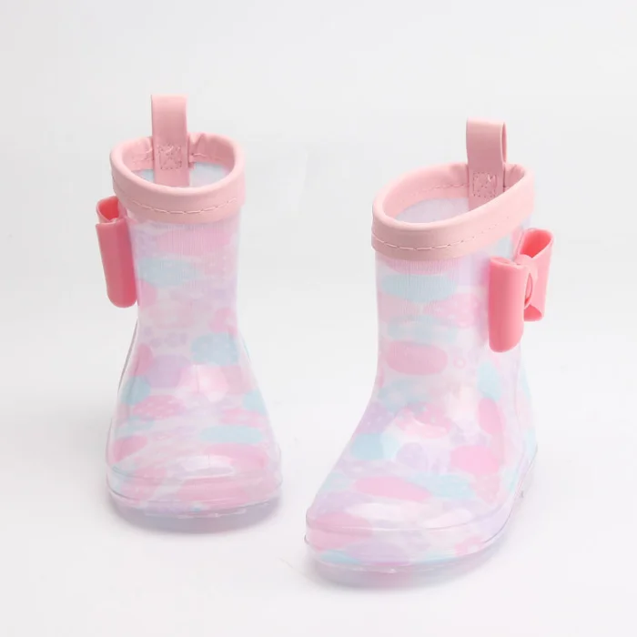 
YY10094S Fashion design waterproof rubber rain boots PVC jelly rain boots for kids 
