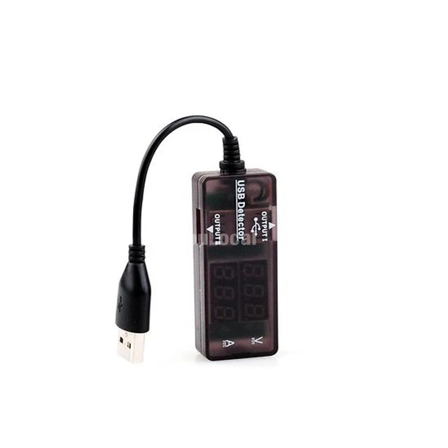 Electronic Accessories Digital Voltage Meters USB Power Detector battery Tester Voltmeter Ammeter