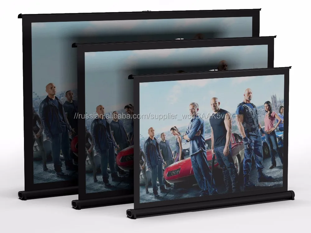 2016 Table Screen Mini LCD Screen for DLP Projector Mini Desktop