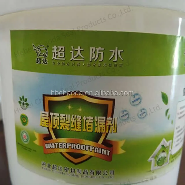 Transparent waterproof coating for exterior wall and basement