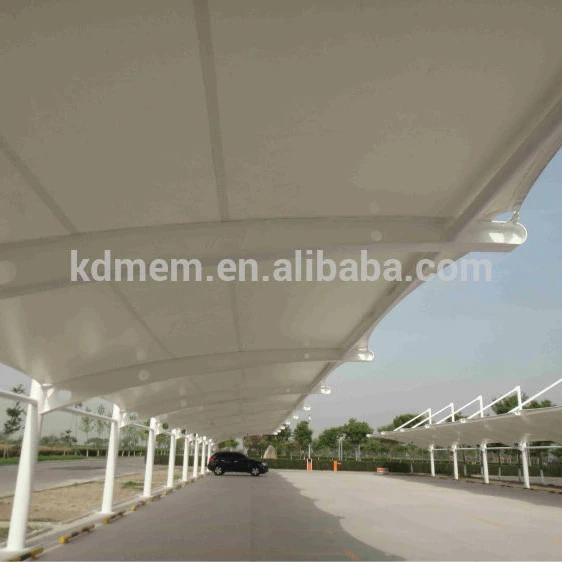
Tensile Membrane Structure Car Parking Shed sunshade awning square plaza 