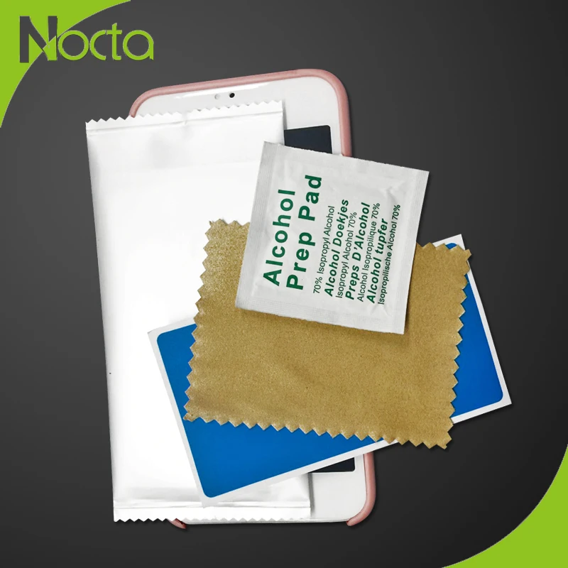 Promotional Installation Cleaning Accessories For Mobile Phone Tempered Screen