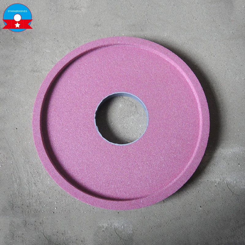 Hot sale corundum one side recessed vitrified grinding wheel for stainless steel