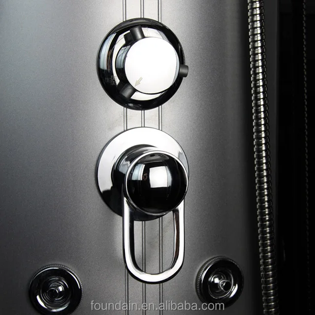 shower room with multifunctional control panel