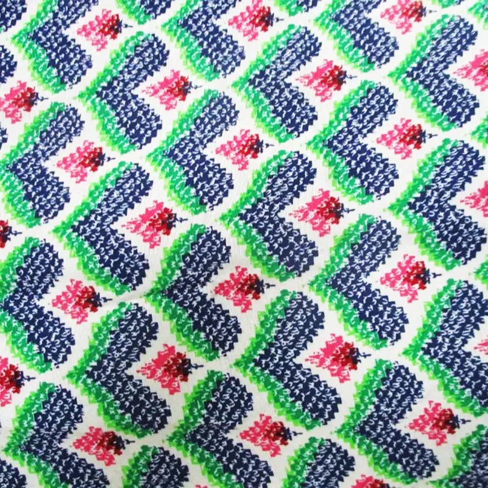 cheap price printed viscose fabric in China