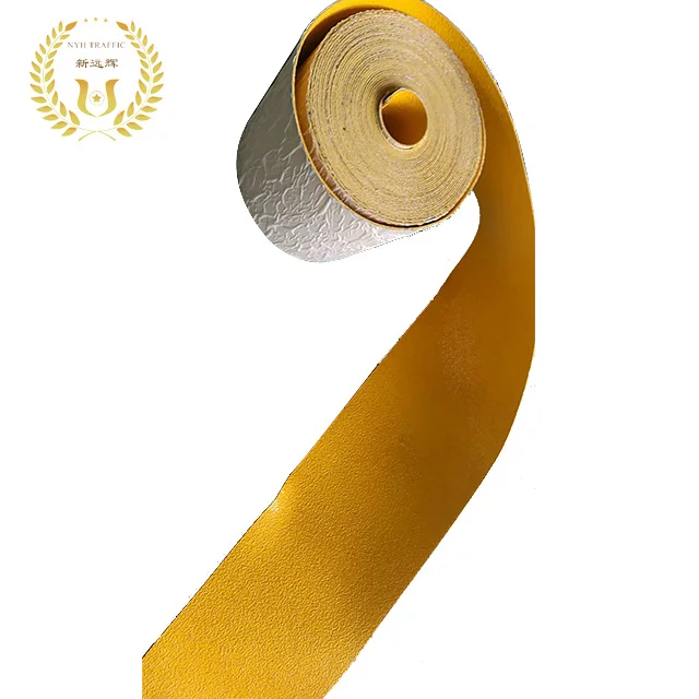 Factory Price Glass beads yellow reflective temporary road marking tape