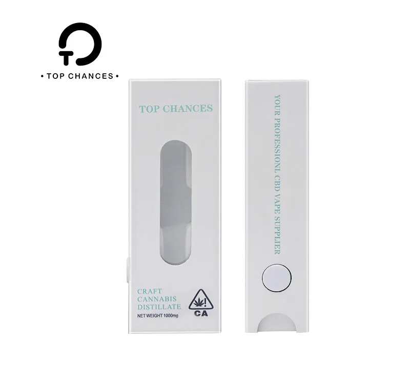 2020 Trending custom child resistant cbd cartridge packaging for cbd oil cartridge .5ml 1ml cbd vape pen