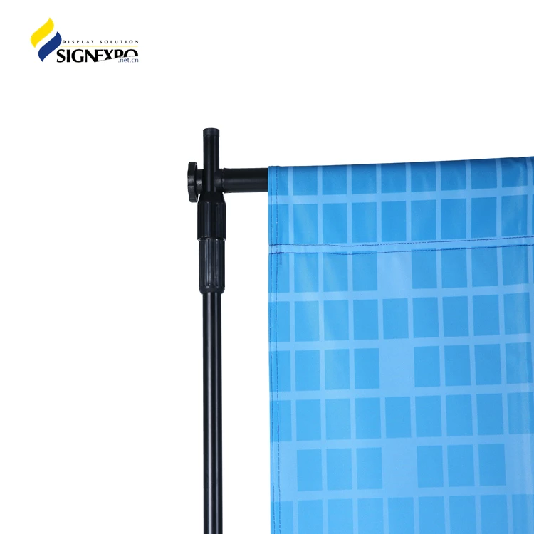 
widely used high quality aluminum outdoor poster advertisement double side flex l roll up stand 