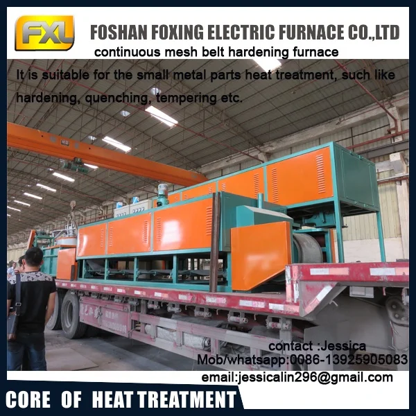 2022 new design factory price High Quality roller hearth continuous Mesh Belt Furnace for fastener