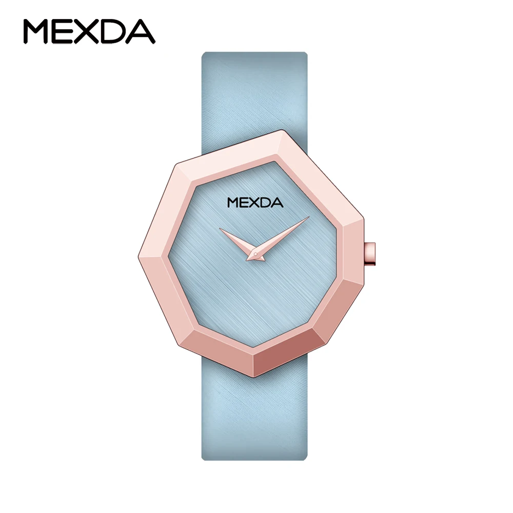 mexda brand colorful option unique watch  leather girl watch japan quartz Water Resistant relojes orologio montre femme