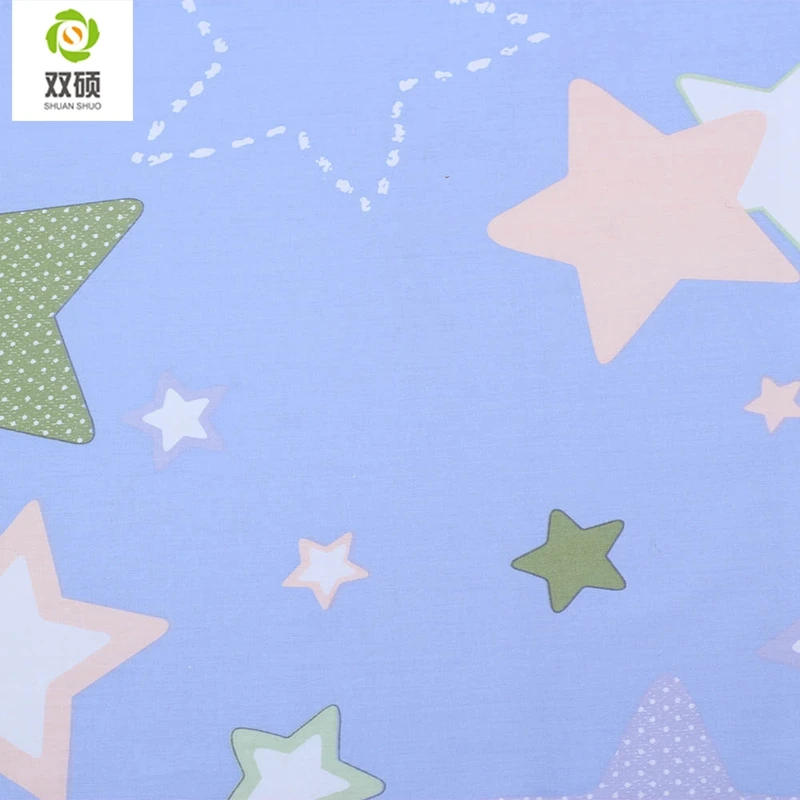 Summer Cartoon Printed Pattern Cotton Quilting Fabric DIY Cloths Tissus Of Handmade Sewing Crafts