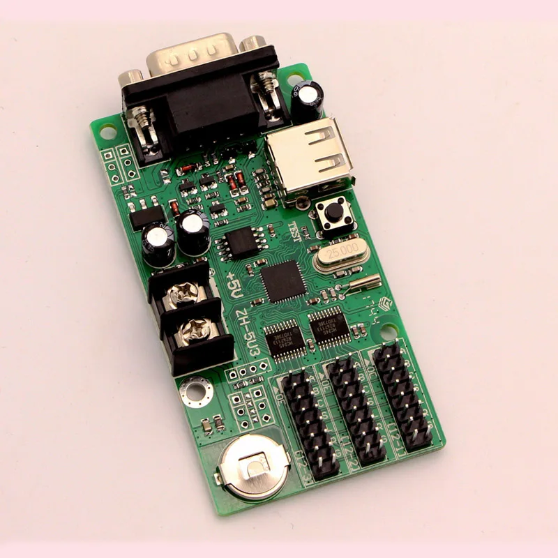 ZH-5U3 Super Stable Effects ZH LED Screen 3line USB Control System Cards for Text Display