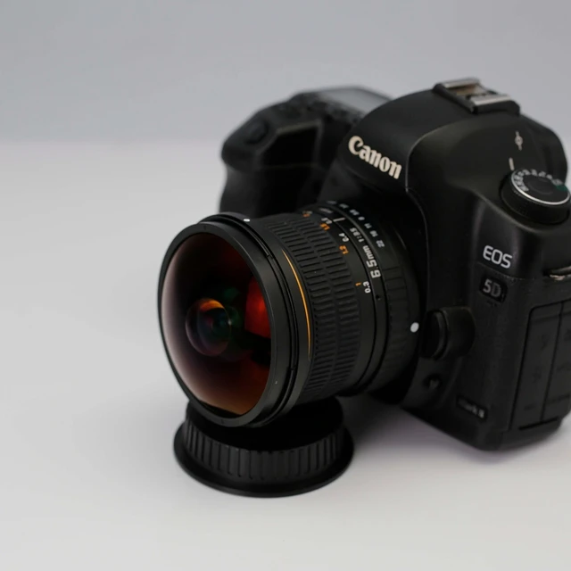 Kapkur Wide Angle M4/3 8mm Mirrorless Digital Camera Fisheye Lens F3.8 C Mount For Dslr Camera