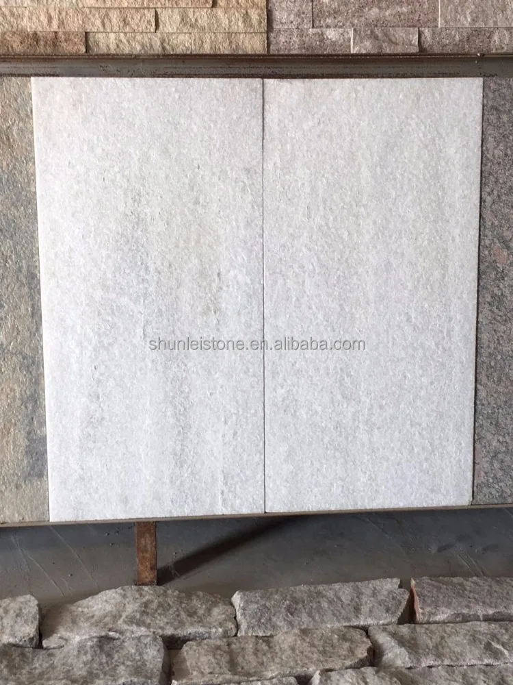 Натуральный отточенный кварцит каменная напольная плитка