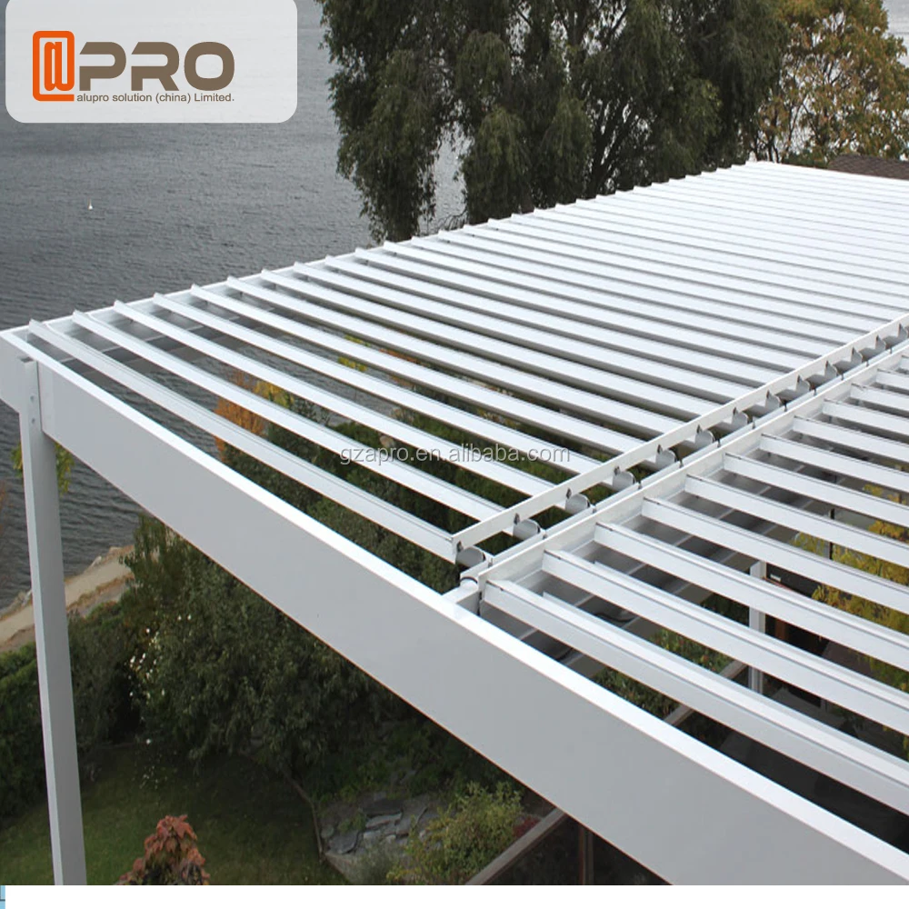 
Bespoke Outdoor Modern Square Tube Garden Terrace Patio Gazebo Folding Louver Side Blinds Bioclimatic aluminum gazebo pergola 